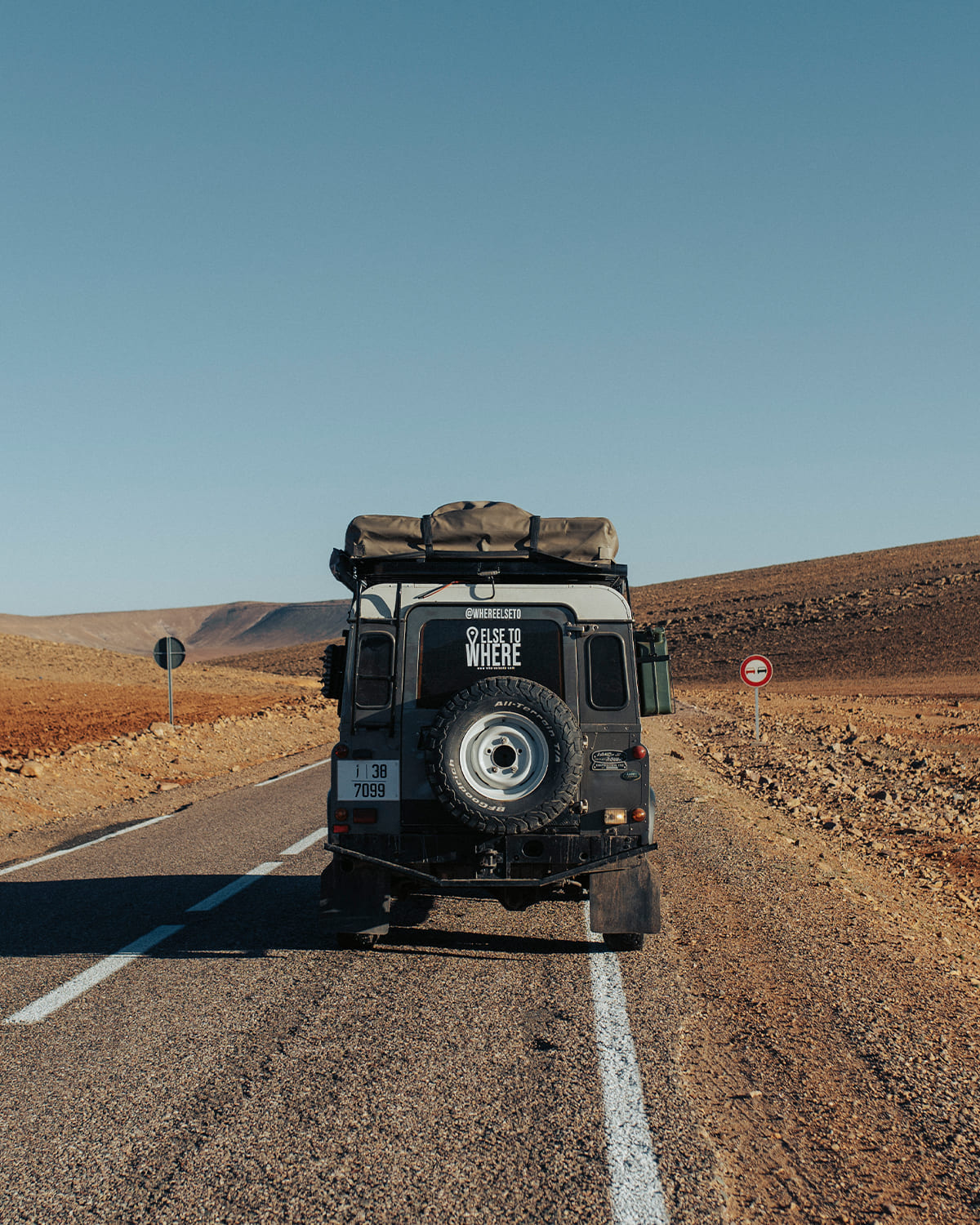 Car in the desert